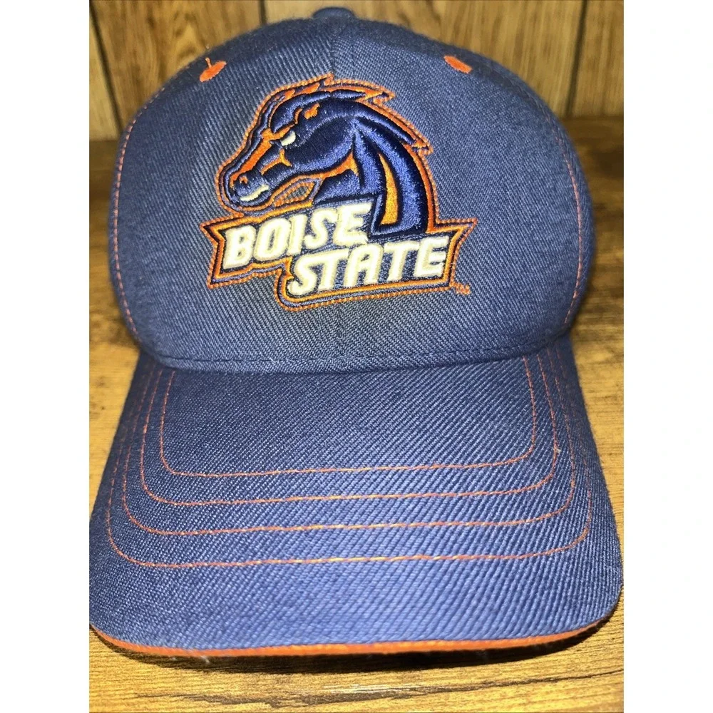 Boise State Fitted Hat Authentic Zephyr Pro Image Size‎ 7 3/8